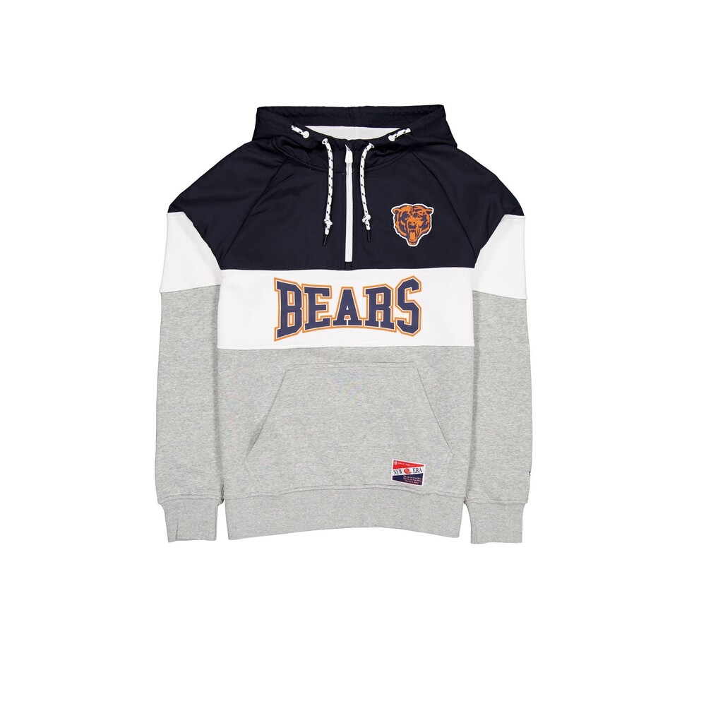 New Era Chicago Bears Throwback Color Block Hoodie - Size S